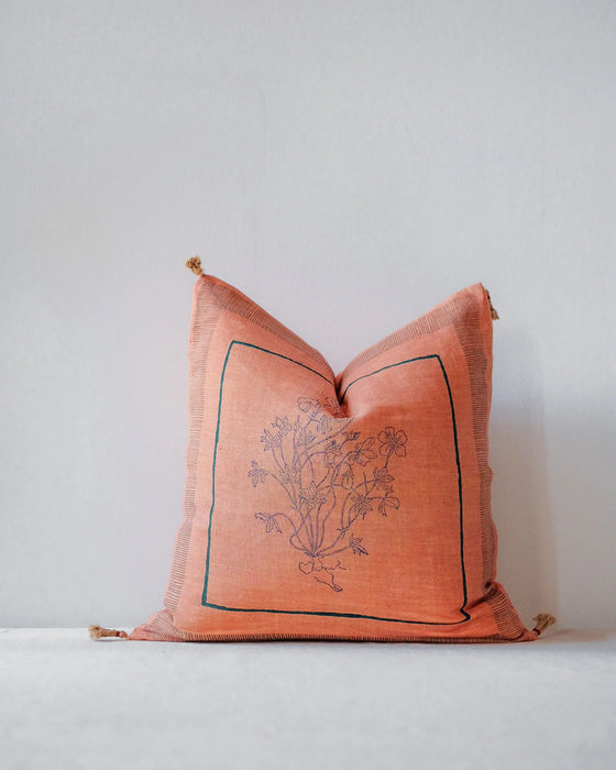 Chhavi - Hand Block-Printed Pillow Cover (Pre-Order)