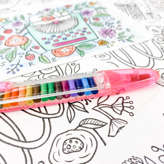 Color-In Postcard Kit