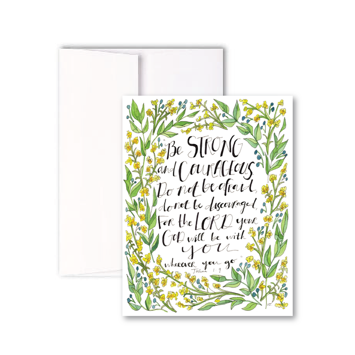 Joshua Floral Card