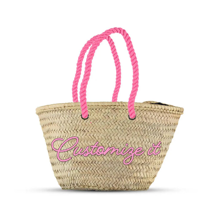 Personalized Straw Bag
