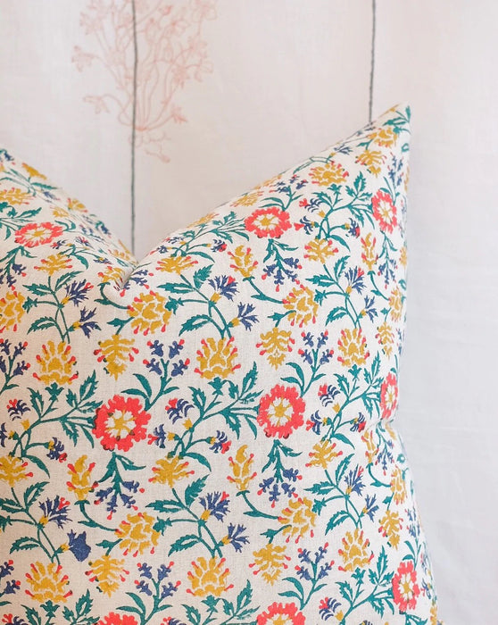 Priya - Hand Block-Printed Pillow Cover (Pre-Order)