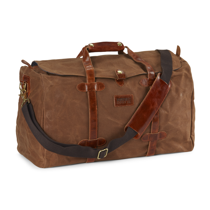 Rugged Waxed Canvas Duffle - Tan