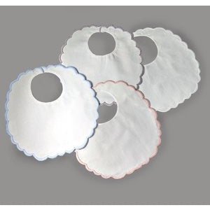Double Thick Scallop Baby Bibs
