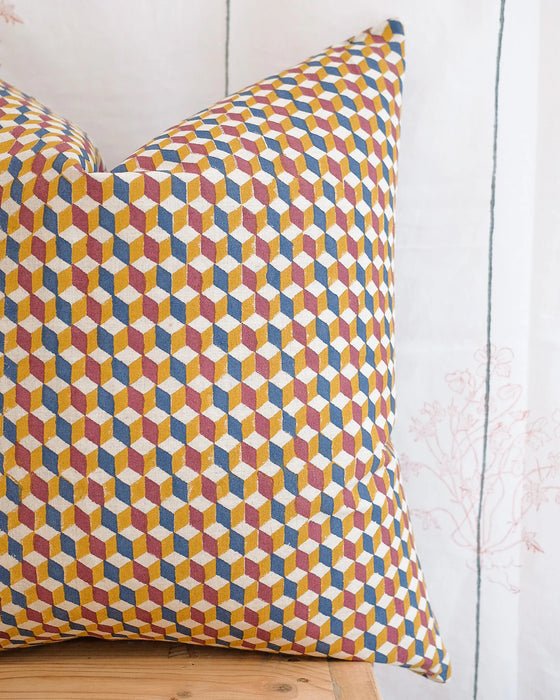 Tanya - Hand Block-Printed Pillow Cover (Pre-Order)