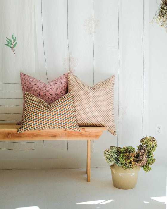Tara - Hand Block-Printed Pillow Cover (Pre-Order)