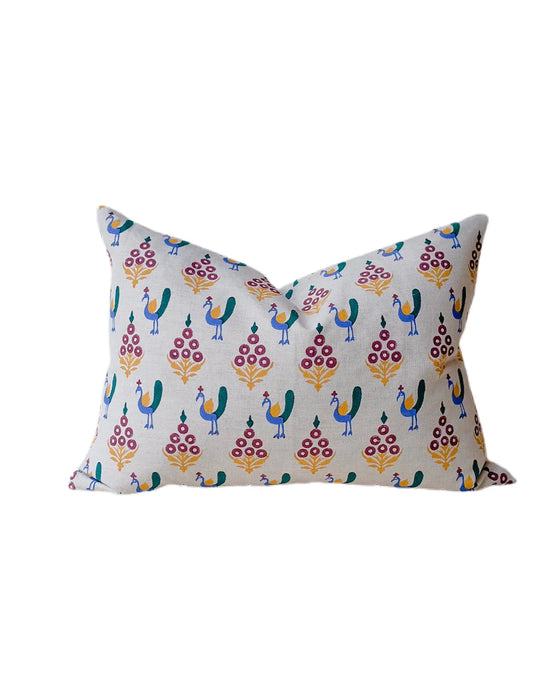 Vani Cloud - Hand Block-Printed Pillow Cover (Pre-Order)