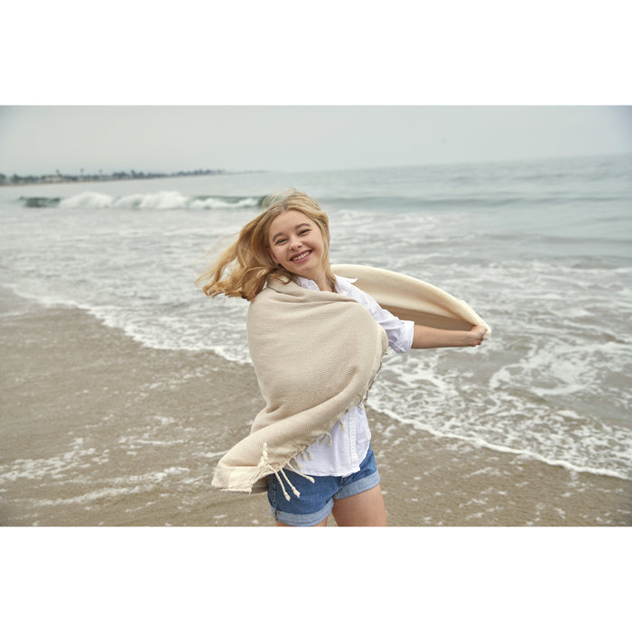 Whistler Fleece Wrap: Sand Beige