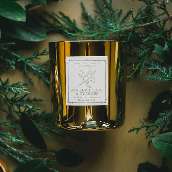 Winter Berry & Cypress Soy Candle - 13 oz