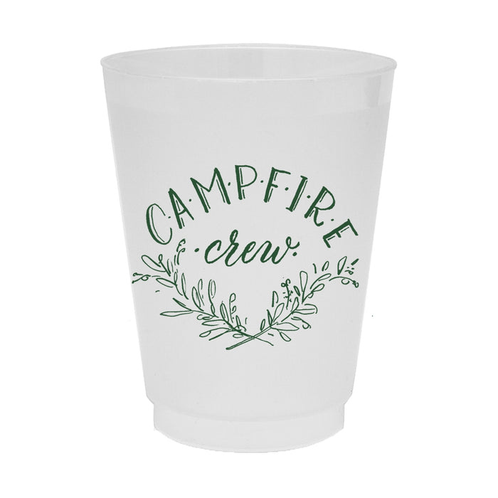 Campfire Crew Fall Frosted Party Cups (Set of 8)