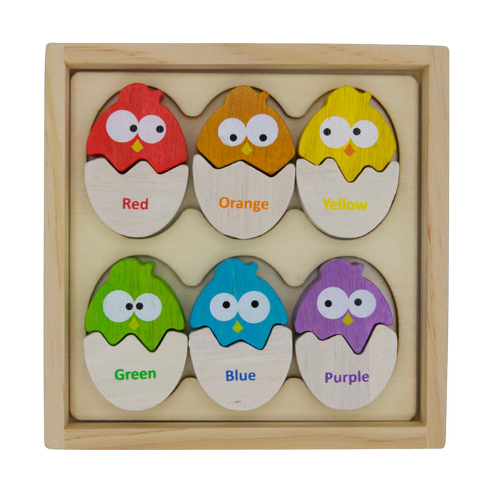 Color ‘N Eggs: Bilingual Matching Puzzle