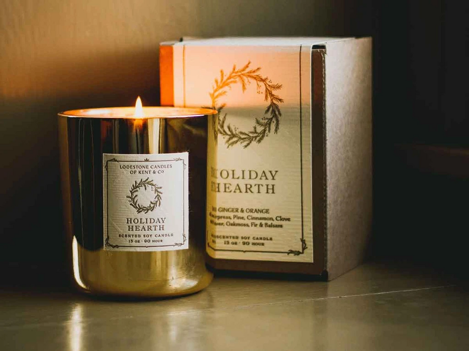 Holiday Hearth Soy Candle - 13 oz