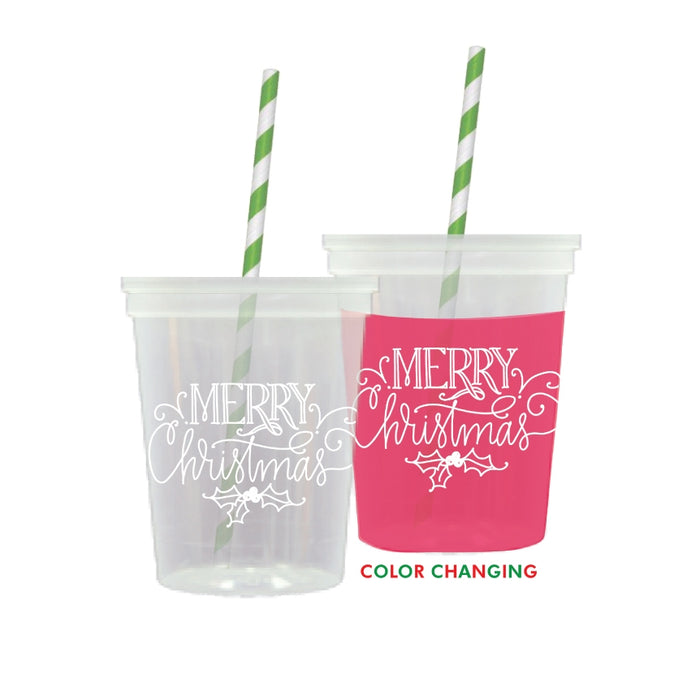 Kids Cups (Color Changing): Merry Christmas!