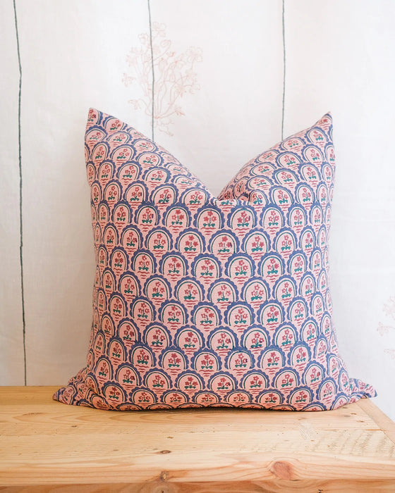 Meena - Hand Block-Printed Pillow Cover (Pre-Order)